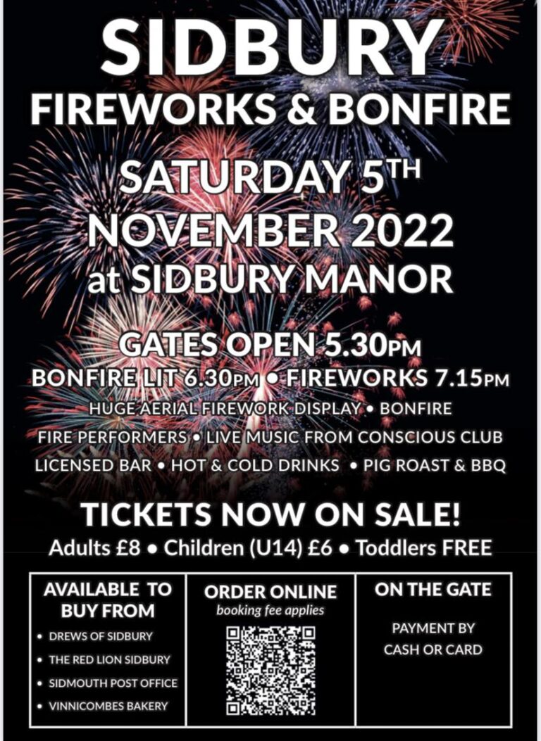 Sidbury Fireworks - Sidmouth Town Council