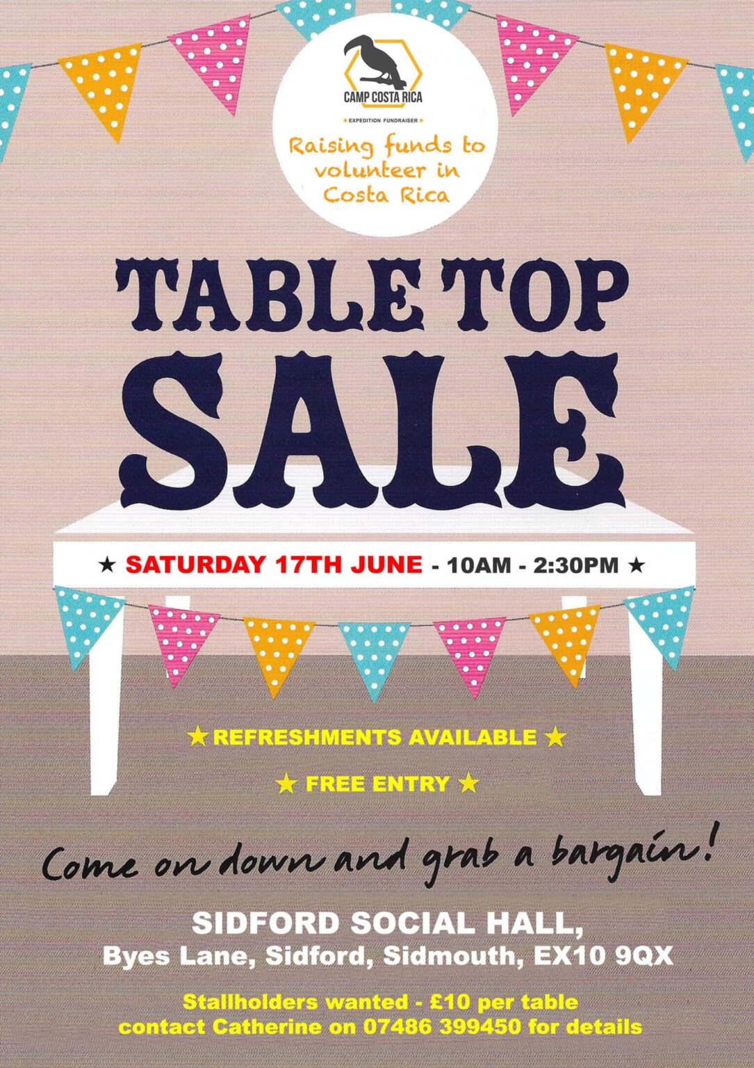 Table Top Sale Sidmouth Town Council
